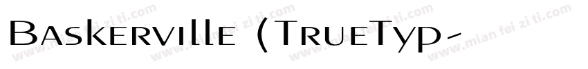 Baskerville (TrueTyp字体转换